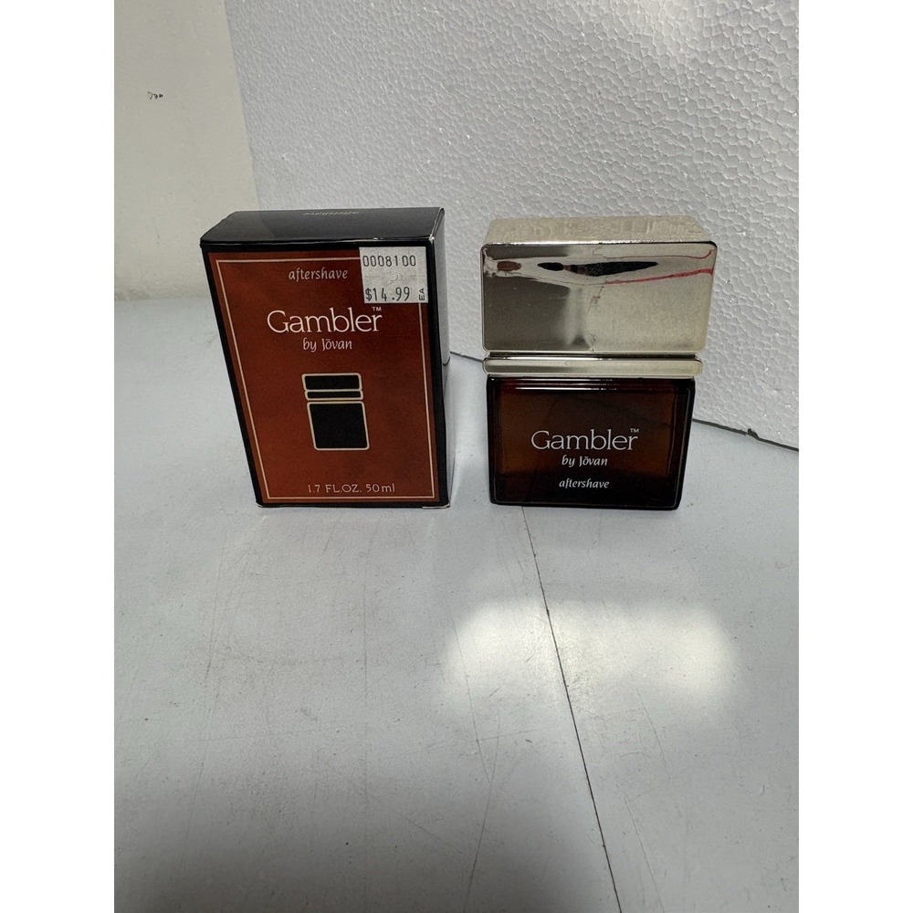 VINTAGE GAMBLER JOVAN Cologne for Men 1.7oz / 50 ml with Box RARE
